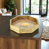 Equestrian Tray Acrylic Finish Octagonal 14