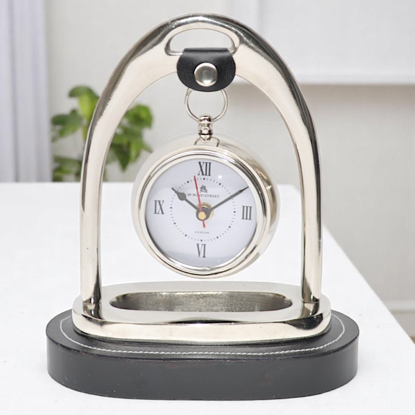 Horse Stirrup Table Clock
