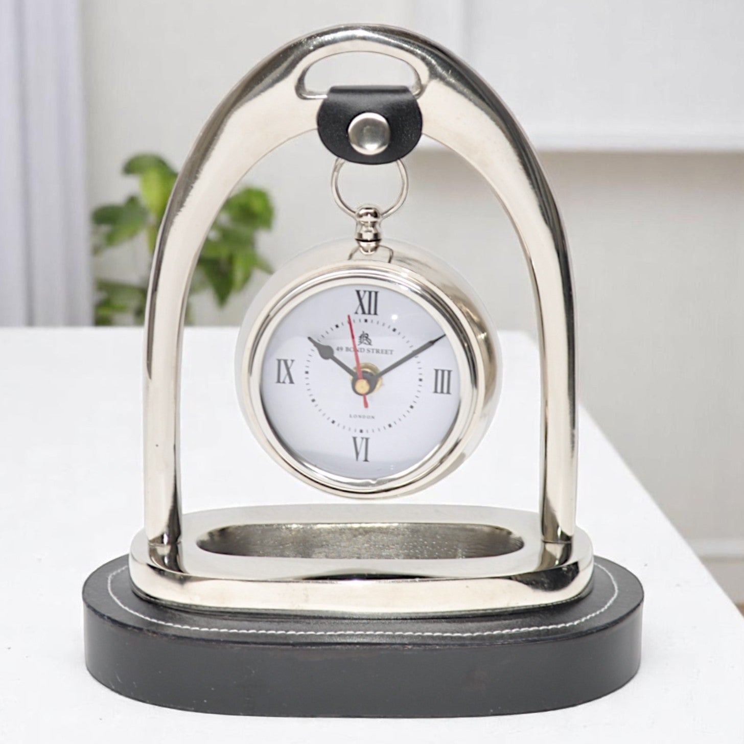 Horse Stirrup Table Clock