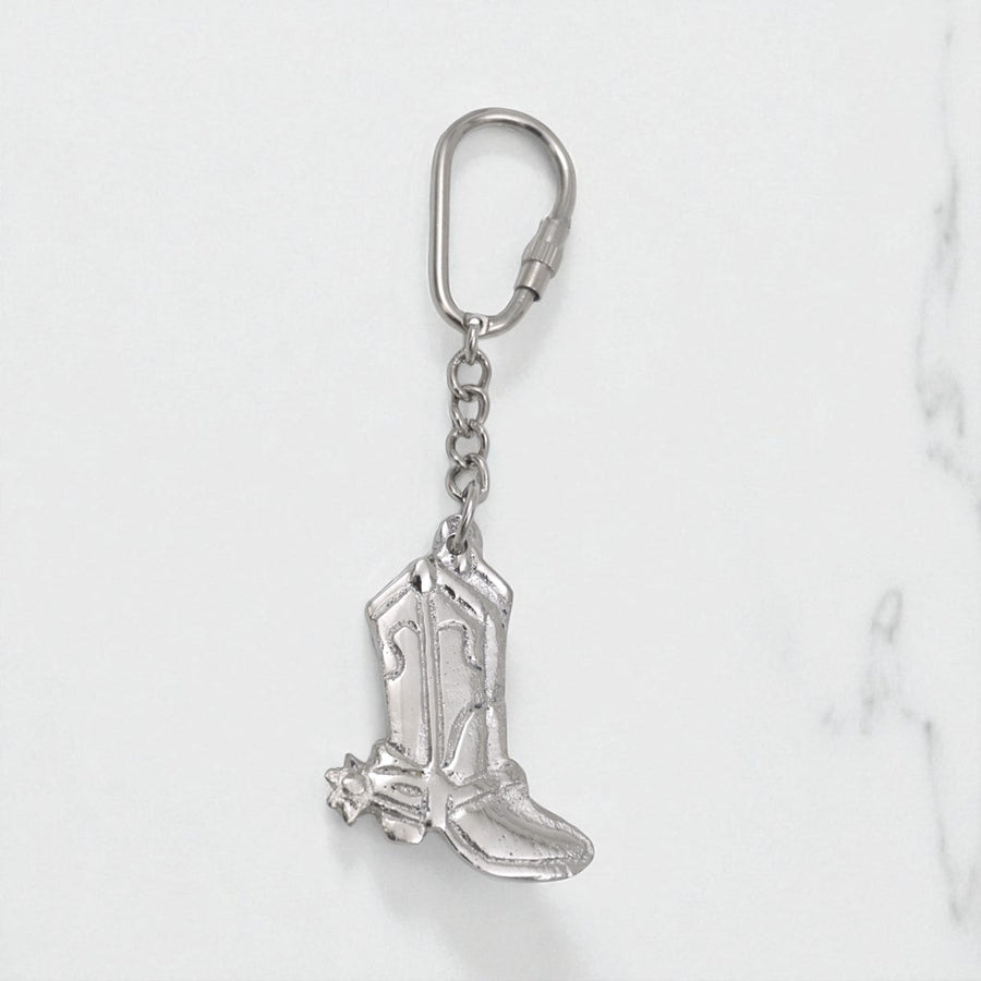 Cowboy Horse Boot Keyring