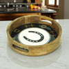 Horse Shoe Bit Stirrup Tray Acrylic Finish Round 10
