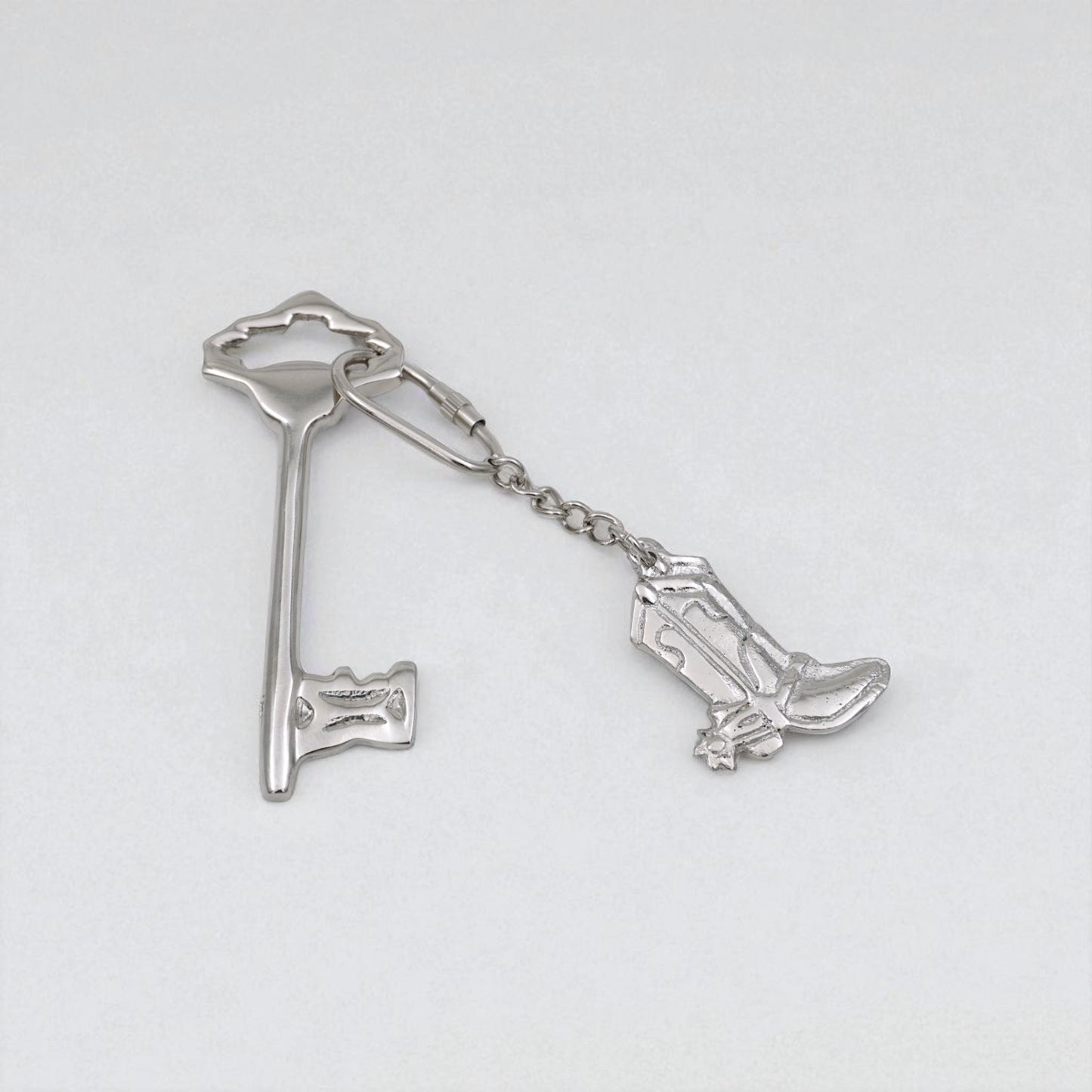Cowboy Horse Boot Keyring