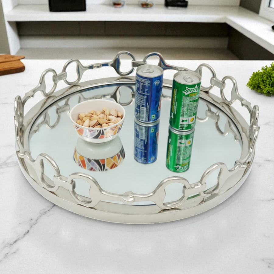 Horse Bit Tray 18" Round