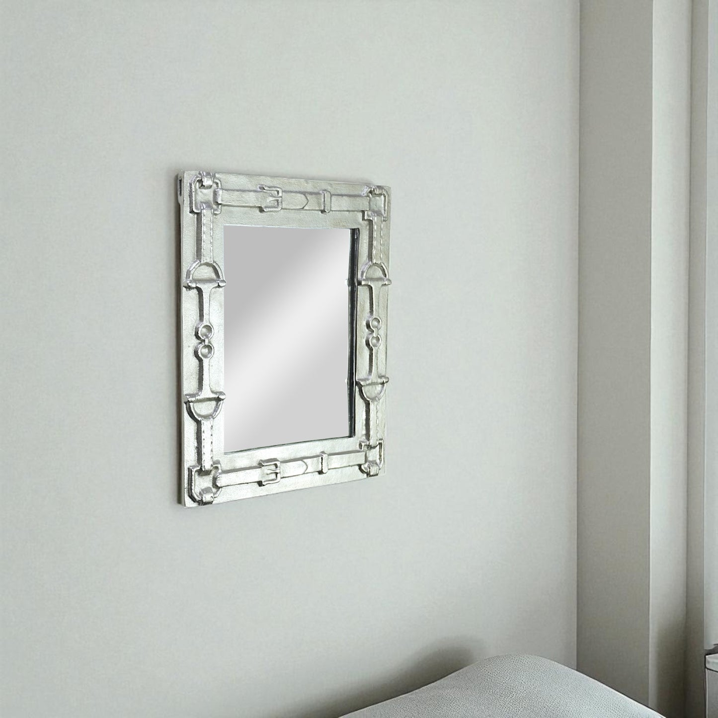 Horse Bit Belt Wall Mirror 10"