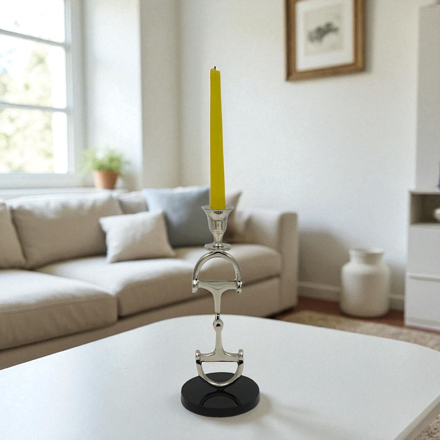 Horse Bit Candle Stand 12.5"