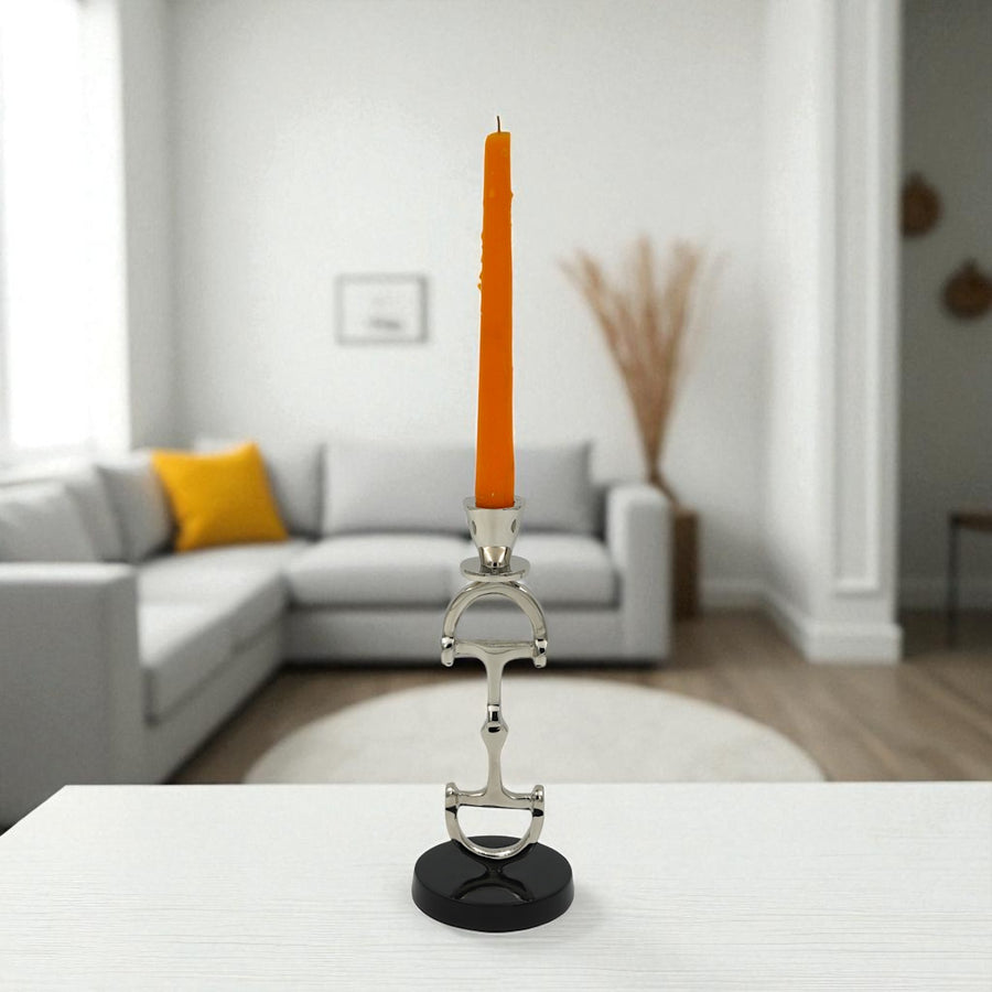 Horse Bit Candle Stand 10"