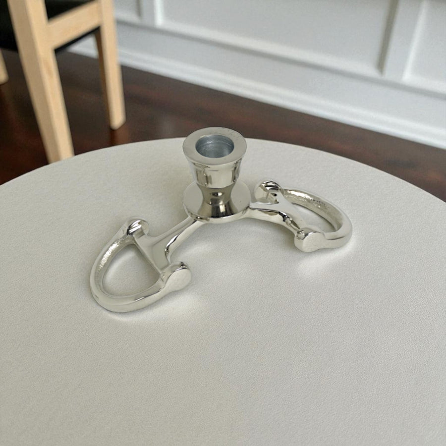 Horse Bit Candle Stand 8"