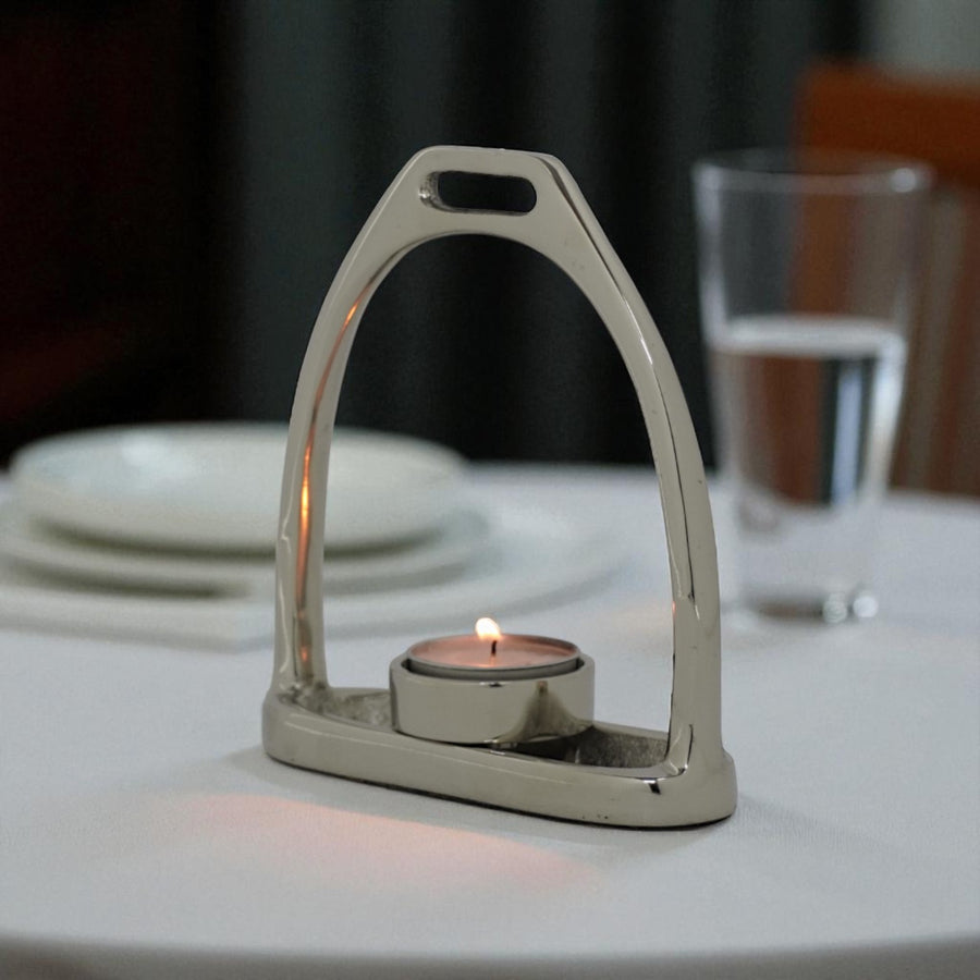 Horse Stirrup Candle T Light 6"