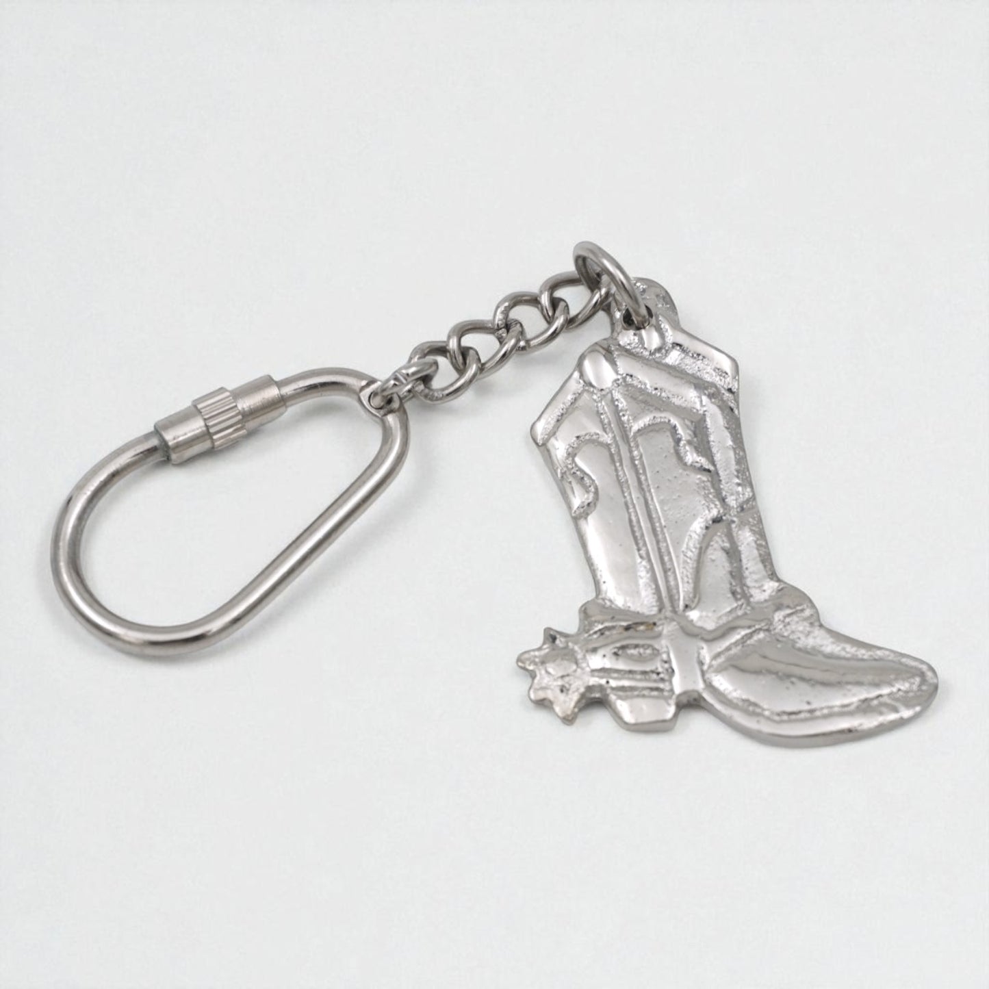 Cowboy Horse Boot Keyring