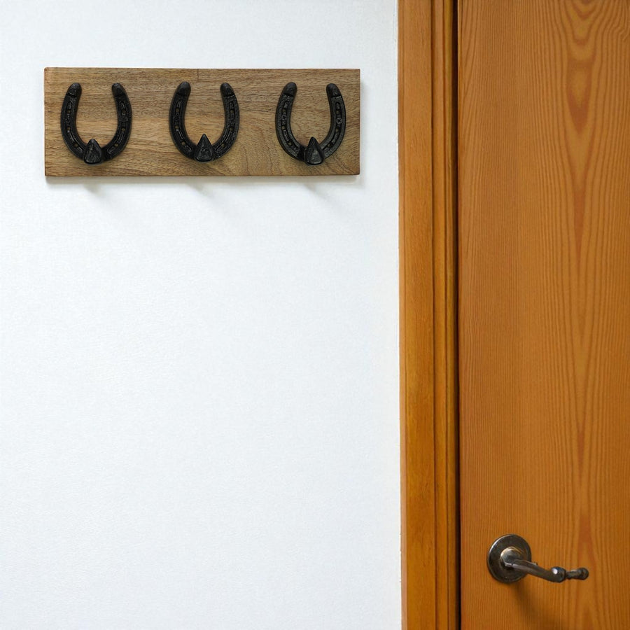 Horse Shoe Wall Hook - 3 Hooks