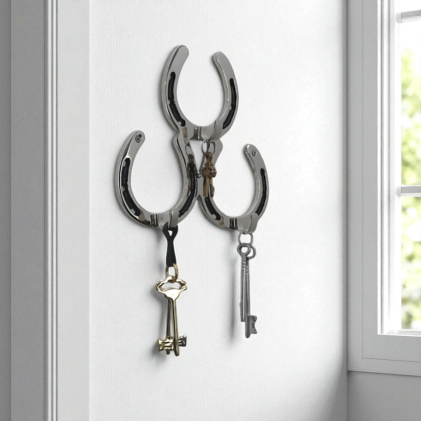 Horse Shoe Wall Hook - 3 Hooks