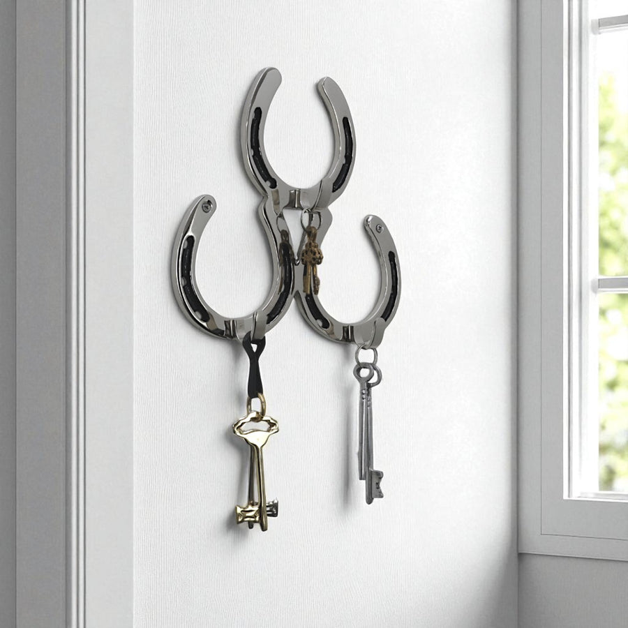 Horse Shoe Wall Hook - 3 Hooks