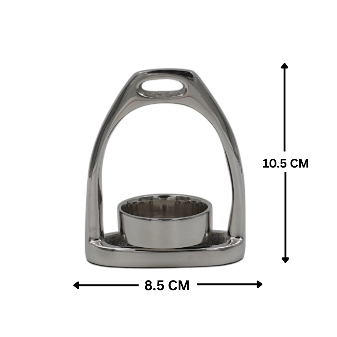 Horse Stirrup Candle T Light 4"