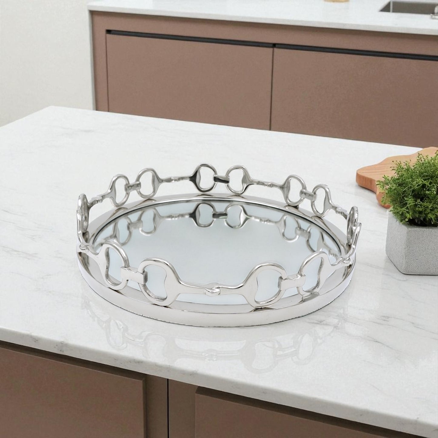 Horse Bit Tray 18" Round