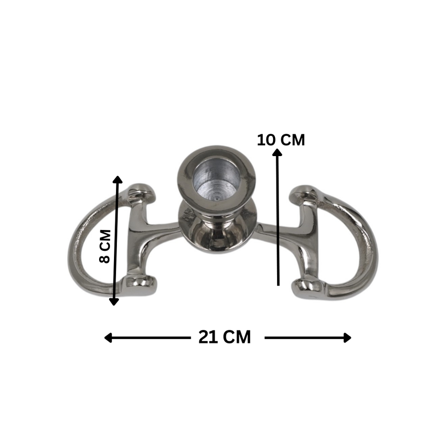 Horse Bit Candle Stand 8"