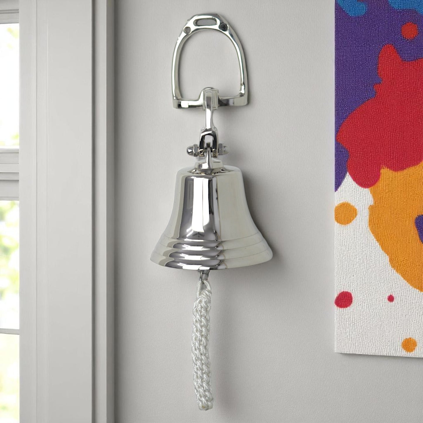 Horse Stirrup Wall Hanging Bell