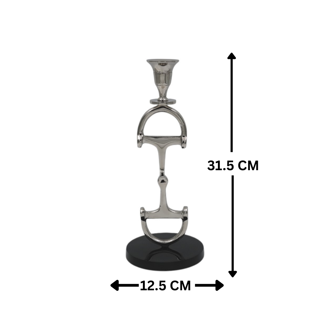 Horse Bit Candle Stand 12.5"