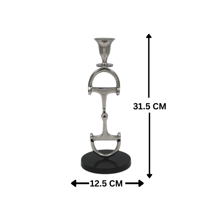 Horse Bit Candle Stand 12.5"