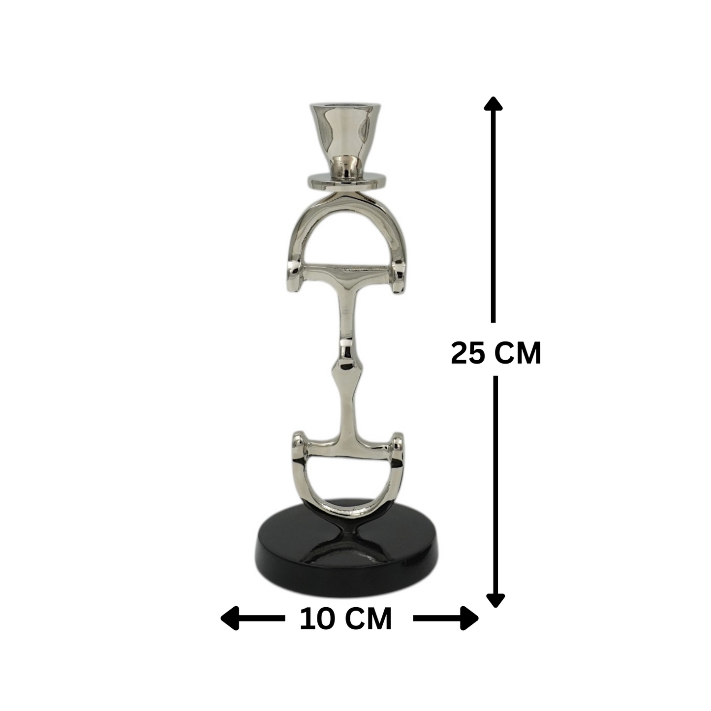 Horse Bit Candle Stand 10"