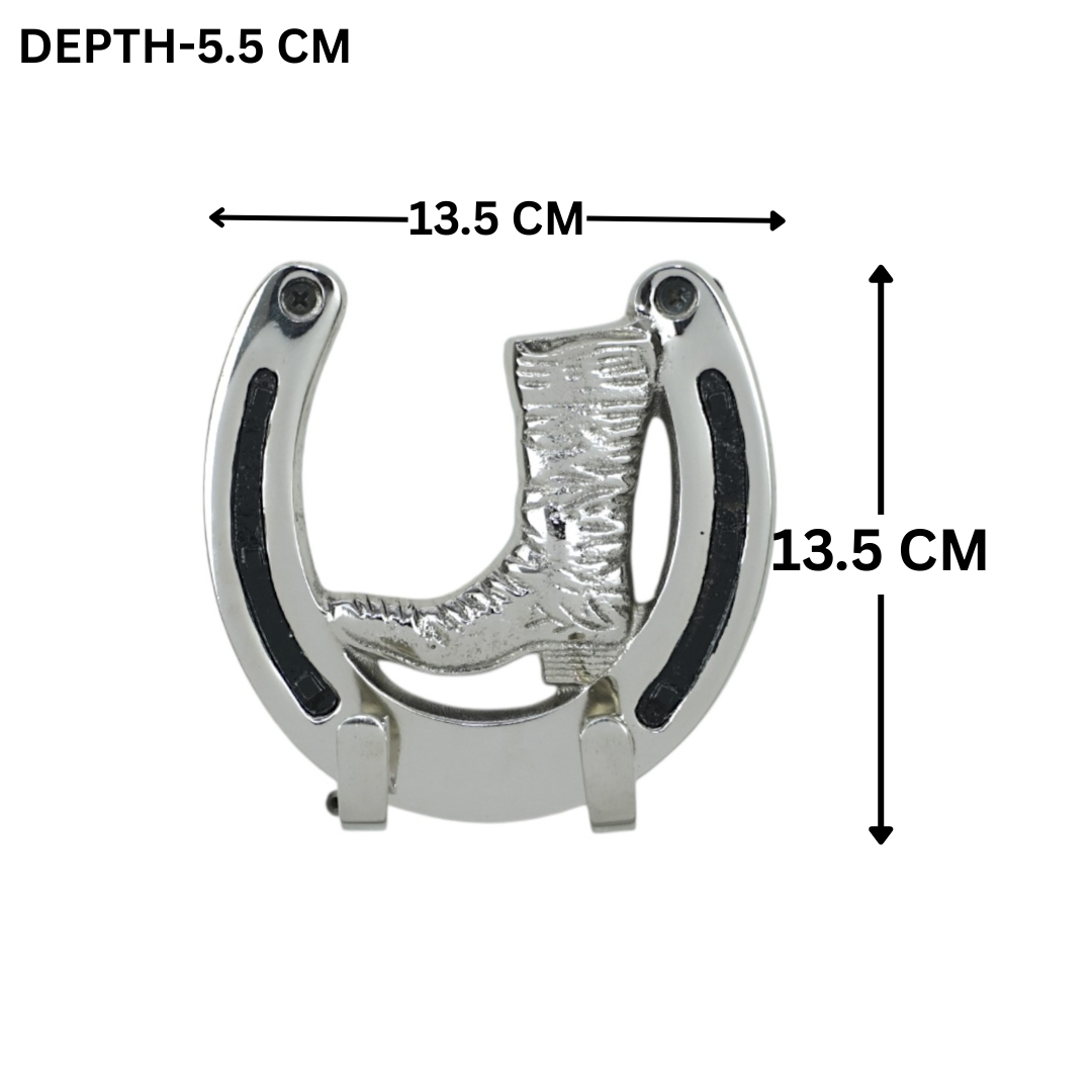 Horse Shoe Boot Wall Hook - 2 Hooks