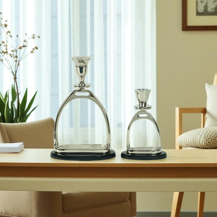 Horse Stirrup Candle Stand 6"