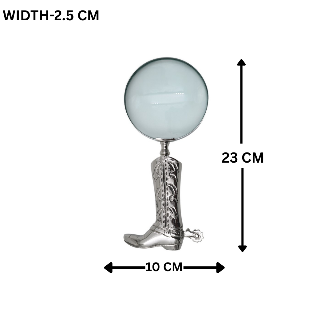 Horse Boot Spirs Magnifying Glass