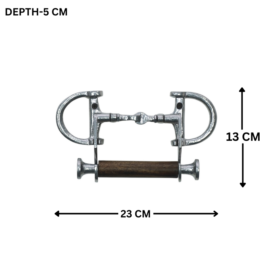Horse Bit Paper Roll Holder