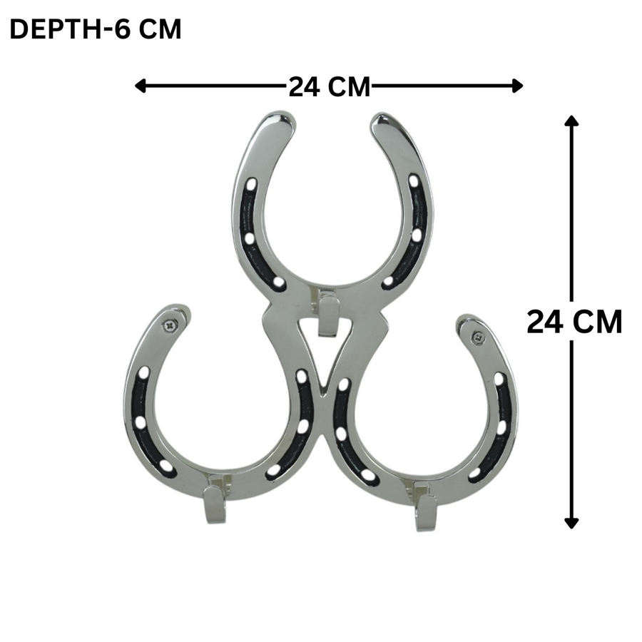 Horse Shoe Wall Hook - 3 Hooks