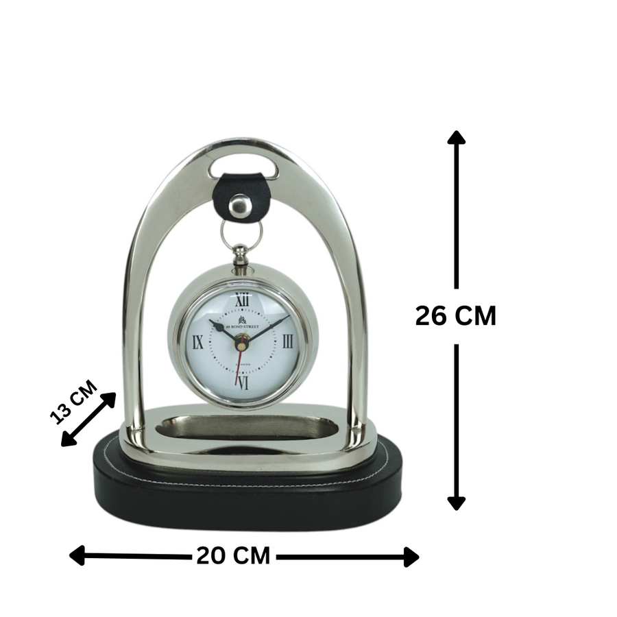Horse Stirrup Table Clock