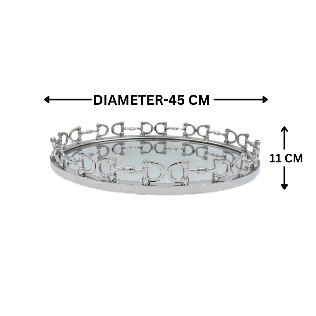 Horse Bit Tray 18" Round