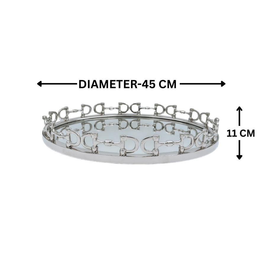 Horse Bit Tray 18" Round
