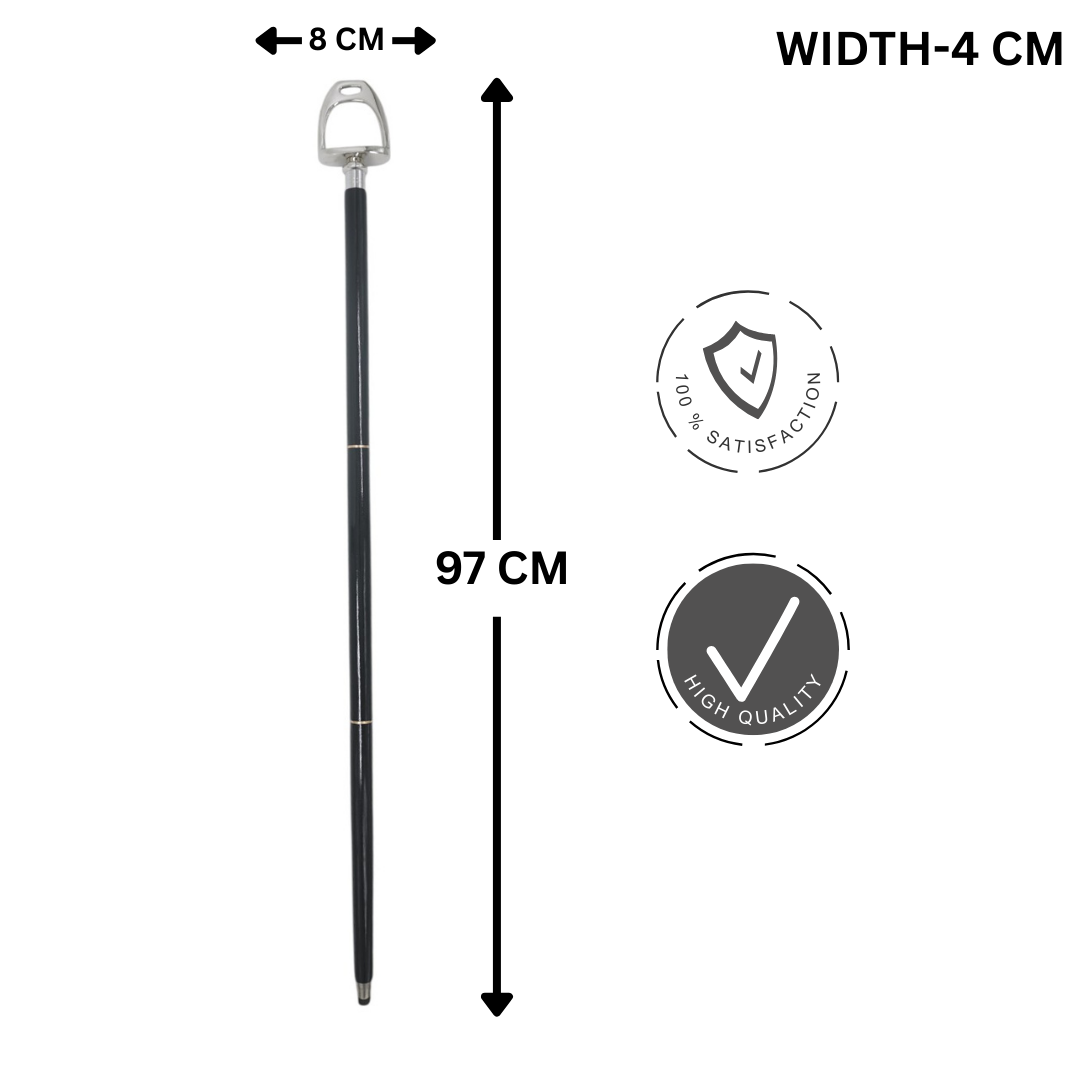 Horse Stirrup Walking Stick 3-Fold