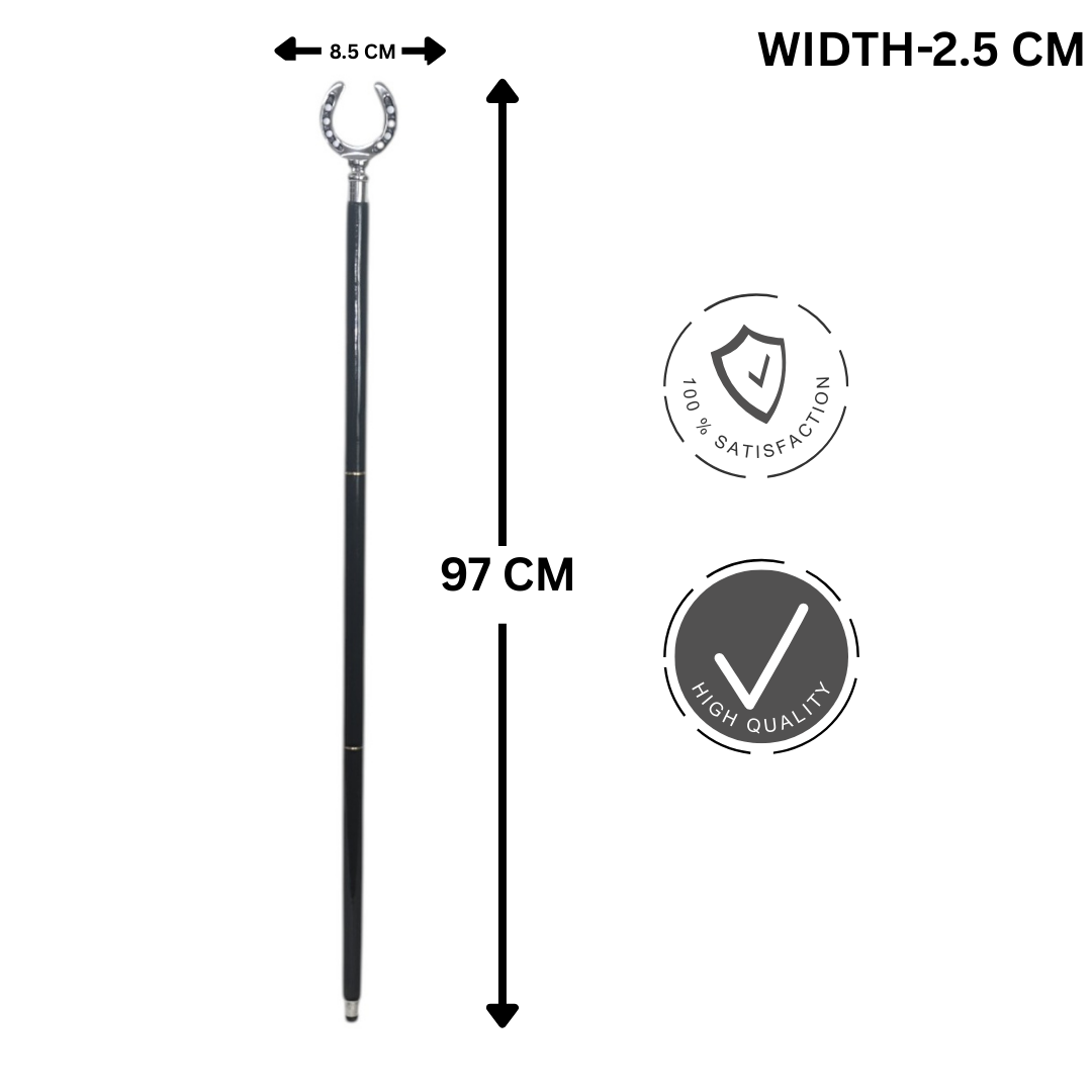 Horse Shoe Walking Stick 3-Fold