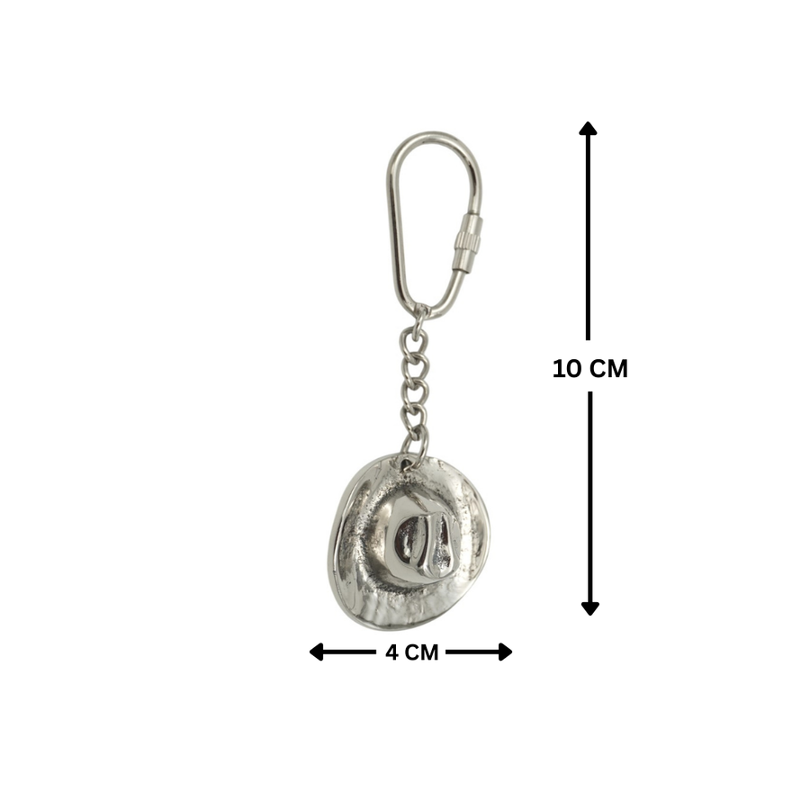 Cowboy Horse Hat Keyring