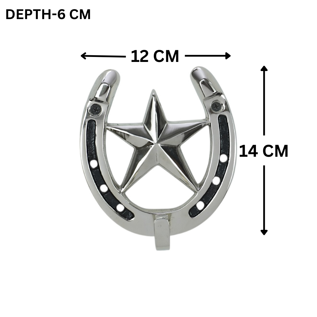 Horse Shoe Star Wall Hook