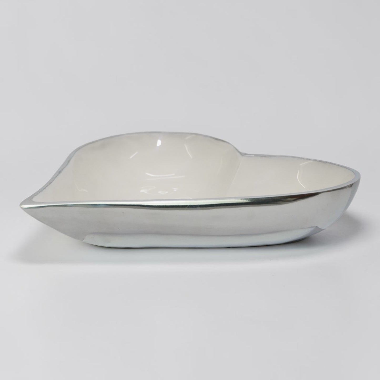 Horse Boot Bowl Acrylic Finish Heart Shape 6"