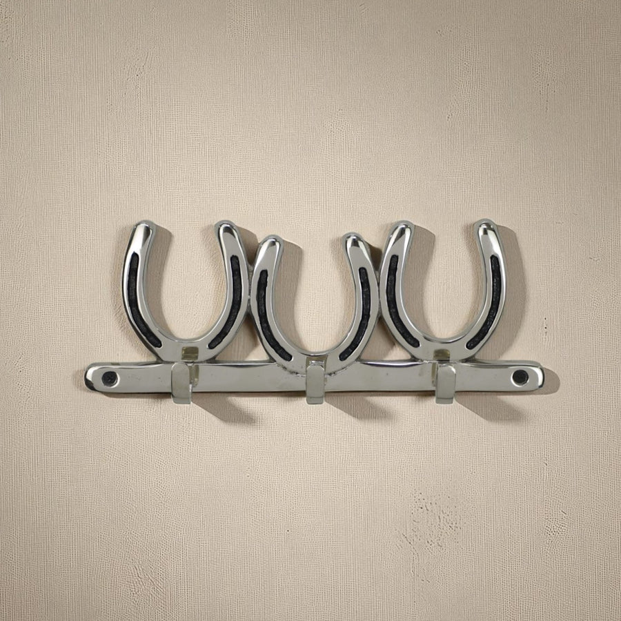 Horse Shoe Wall Hook - 3 Hooks