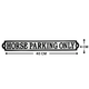 Horse Parking Only Sign Cast Aluminium 40x4cm - Stable Yard & Equestrian Parking Plaque