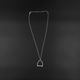 Horse Stirrup Necklace - Silver Plated Brass Pendant on 16 Inch Chain | Equestrian Jewellery