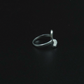 Horse Stirrup Ring - Silver Plated Brass | Equestrian Statement Ring