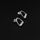 Horse Stirrup Earrings - Silver Plated Stud Earrings | Equestrian Jewellery