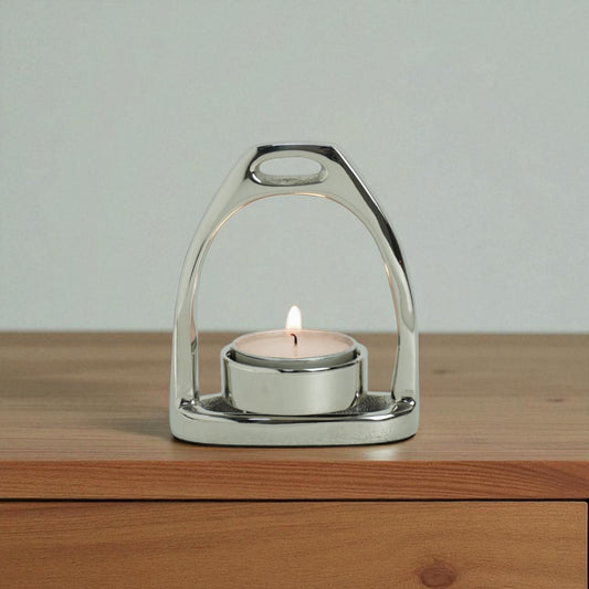 Horse Stirrup Candle T Light 4"