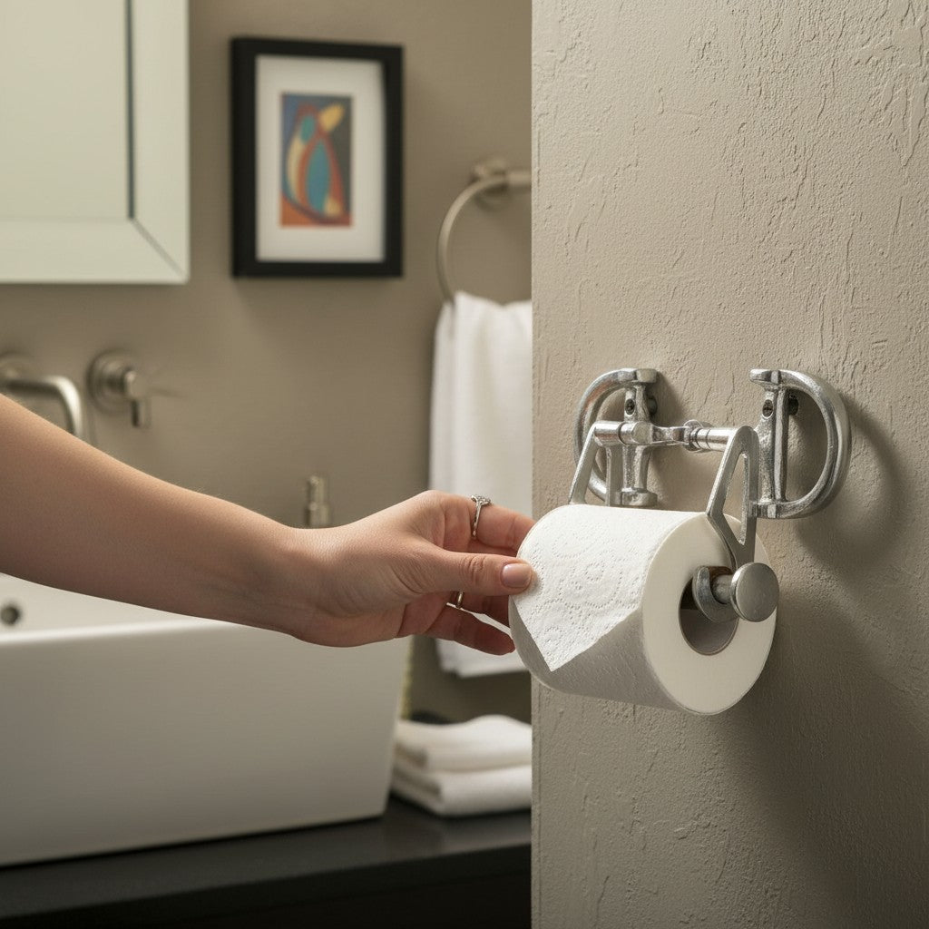 Horse Bit Paper Roll Holder