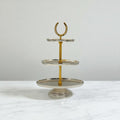 Horse Shoe Cake Stand 3-Tier Oval