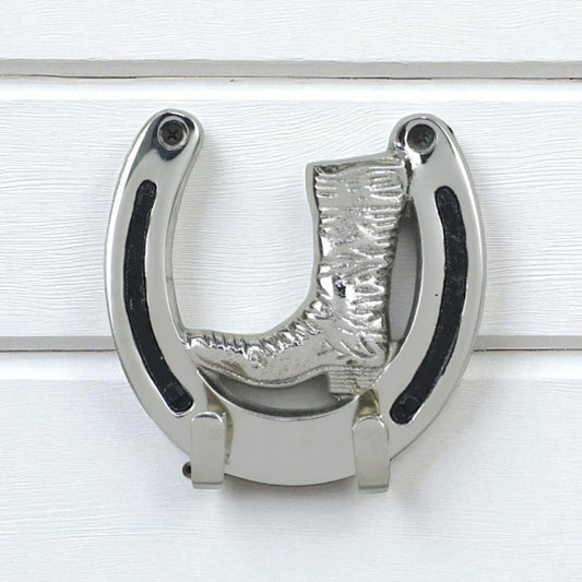 Horse Shoe Boot Wall Hook - 2 Hooks