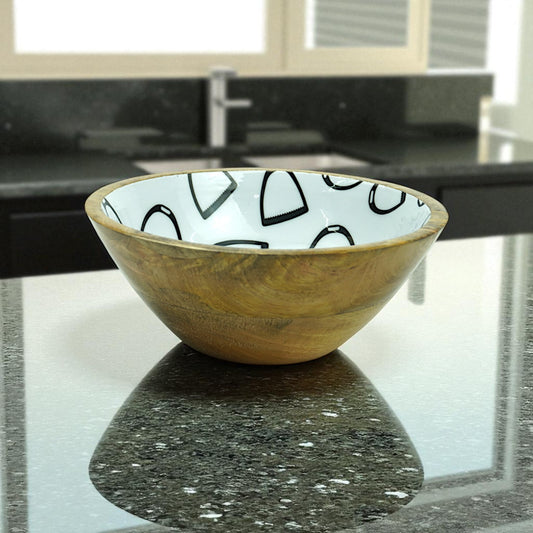Horse Stirrup Bowl Acrylic Finish Round 8"