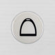 Horse Stirrup Coaster Acrylic Finish 3.5"