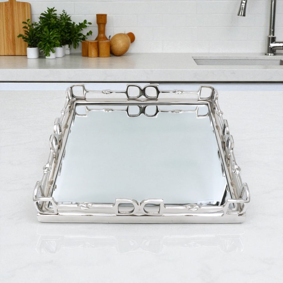 Horse Bit Tray 14.5" Square