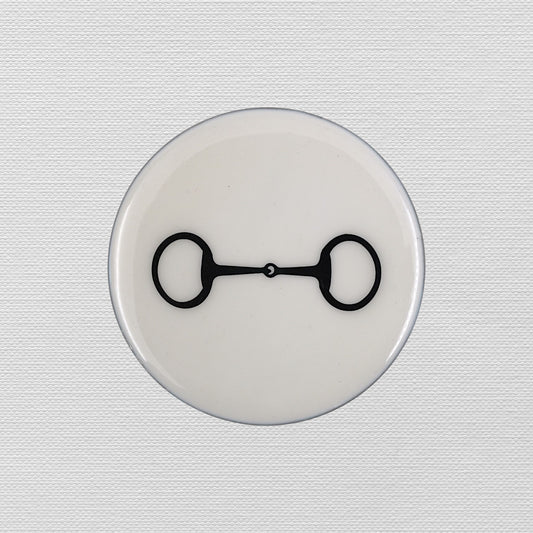 Horse Bit Coaster Acrylic Finish 3.5"