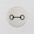 Horse Bit Coaster Acrylic Finish 3.5"